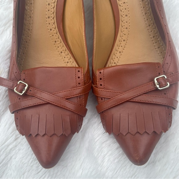 Brooks Brothers Kitten Heels Women’s size 9 Brown with Tassels - Picture 3 of 11